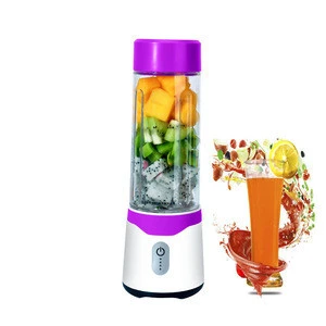 Free sample juicer dispenser machine 500ml+380ml kitchen food mixers 7.4v 230w usb grinder coffee cup
