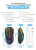 Import Free Wolf X9 Rechargeable Wireless Gaming Mouse Office Home Silent RGB Luminous Mechanical Mouse from China