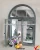 Import French Style Antique Wooden Frame Shutter With Mirror from China
