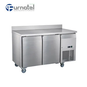 FRUC-4-1 FURNOTEL 2 Doors Undercounter Chiller with Backsplash Supermarket Refrigeration Equipment