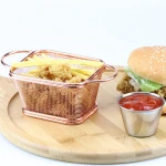 Fryer Strainer Stainless Steel Fry Baskets French Bread Baksets