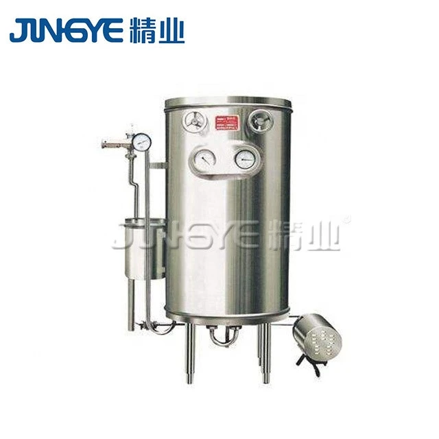 Full Automatic Small Scale Steam Coil Uht Milk Sterilizer Machine