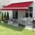 Import full Cassette Retractable Folding Arm Awning Polycarbonate Awning PU coated from China