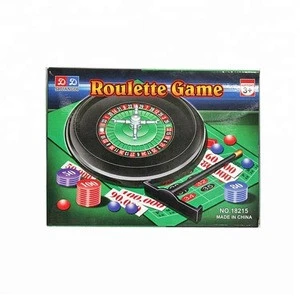 Funny Kids Casino Gambling Toys Roulette Gambling Set