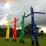 Funny Small Inflatable Desktop Sky Air Dancer, Advertising Inflatable