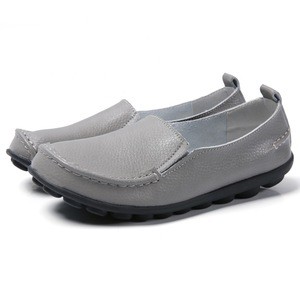 Genuine leather flat man casual new model loafer shoe made in china with genuine leather wholesale