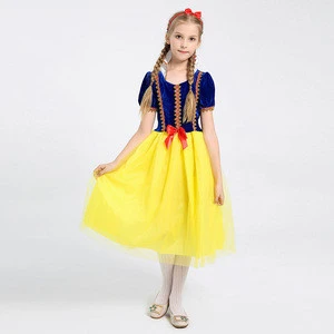Girls&#39; Snow White Fantasy Nightgown Princess Costumes For Children