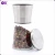 Import glass bottle salt and pepper mill grinder set with stainless steel cover and metal stand from China