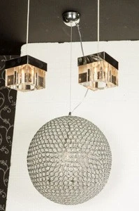 Globe shape vintage crystal chandeliers decoration ceiling light
