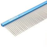Gold color lightweight aluminum alloy colorful tail comb for dog and cat PC1820G()