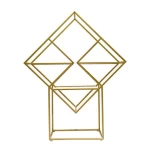 Gold Stage Decoration Metal Frame Stand Wedding Props Backdrop Walkway Party Supplier Centerpiece Flower Stand Display Racks