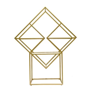 Gold Stage Decoration Metal Frame Stand Wedding Props Backdrop Walkway Party Supplier Centerpiece Flower Stand Display Racks