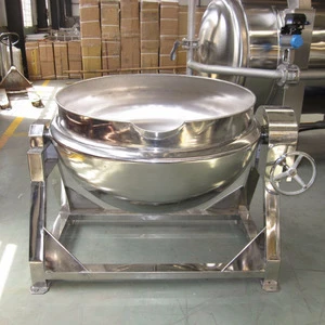 Gold supplier zongon gas/electric corn jam paste food mixer jacketed kettle stirring cooking machine