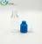 Import good quality , 10 ml empty e-liquid bottle with blue cap , smoke oil round  bottle from China