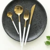 Good Quality Gold Plated Stainless Steel Flatware Sets for Home Kitchen Restaurant Hotel Use
