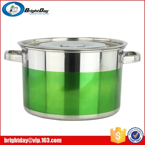 good sealing of rubber lid with stainless steel stockpot 16 quart