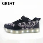 Greatshoe LED cartoon figure boy skateboard shoes ,running shoes kids India