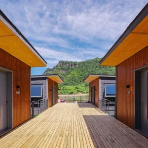 Green Outdoor Experience Ark Camp Modern Design Modular Home Plans What Is a Modular House for Sale