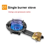 Guangdong hot portable cast iron single burner gas stove