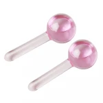 Guangdong manufacturer high quality long freeze Massage tools facial ice globes for beauty skin care