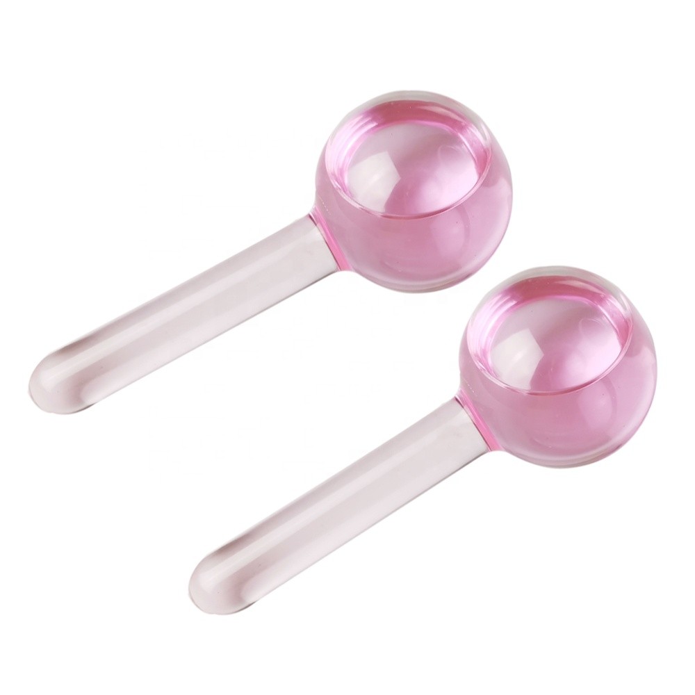 Guangdong manufacturer high quality long freeze Massage tools facial ice globes for beauty skin care
