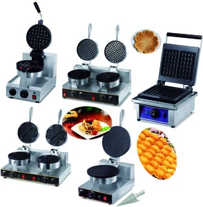 Guangzhou Kitchen Equipment Double Commercial Electric Waffle Making Maker Machine Waffle Baker Factory With CE