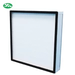 H13 H14 mini pleats air filter Hepa filter for clean room operation room