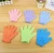 H22 Home Nylon Double Sided Exfoliate Glove Body Scrub Shower Mittens Solid Colour Bathing Massaging Bath Gloves