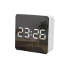H6005  Best Quality Cute Led Clock Digital Alarm table alarm clock mirrow LED clock
