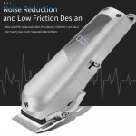 Hairdresser Use LCD Cordless Electric DC Battery Rechargeable Manual Hair Trimmer