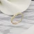 Import Hand Craft 14K Solid Yellow Gold Wedding Ring Heart Band Rings Custom Women Engagement 14K Gold Jewelry Ring from China