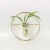 Hanging Test Tube Shaped Gold Geometric Metal Wall Flower Vase for Home Decoration