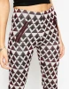 Have Stcoks Womens Print Long Leggings Triangle Printed Ladies Pant Skinny in Stretch with Zipper S-5XL Plus Size 100pcs/Color