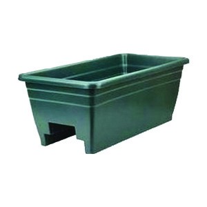 Hcc Retail-Deck Rail Box Planter- Hunter Green 24 Inch