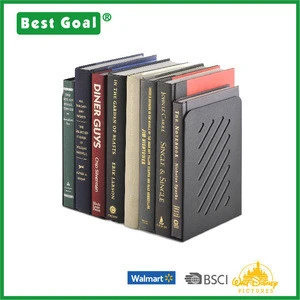 Heavy Duty 8-Inch Black Slotted Bookends