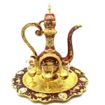Hengwang high quality plated antique home decoration pieces luxury metal craft