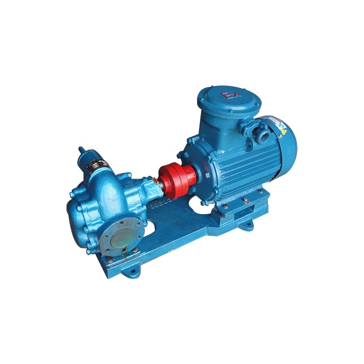 High efficiency liquid circulation centrifugal gear oil thermal pumps