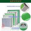 high Efficiency media synthetic fiber aluminum frame V Pleated filter air filter