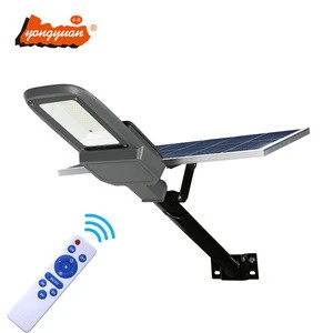 High lumen remote control aluminum outdoor waterproof IP65 100W solar led street light