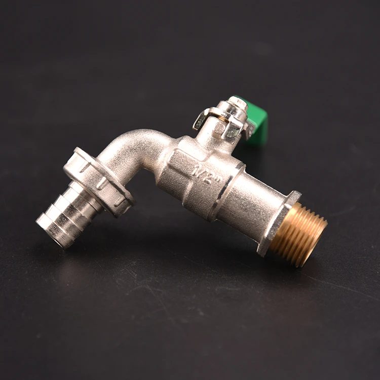 high quality 1/2-3/4 Brass faucet Water tapBrass valve bibcock tap Aluminum handle brass body
