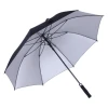 high quality auto open EVA handle silver coating promotion golf size umbrella 30 inch uv golf umbrellas