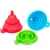 Import High quality big silicone home collapsible  kitchen accessories foldable silicone funnel from China