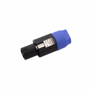 High Quality Blue color 4-Pole speakON Cable Connector