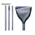 Import High Quality Broom Indoor&Outdoor Household Angle Soft Bristles Broom and Hand-Held Dustpan for Floor Cleaning Sweep Set from China