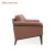 Import High quality contemporary executive office brown leather sofa set from Hong Kong