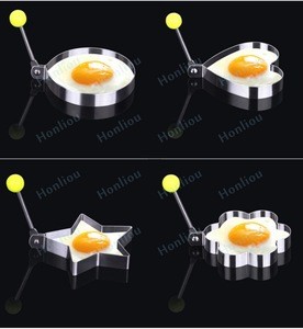 High quality different shapes fried egg mold stainless steel egg rings