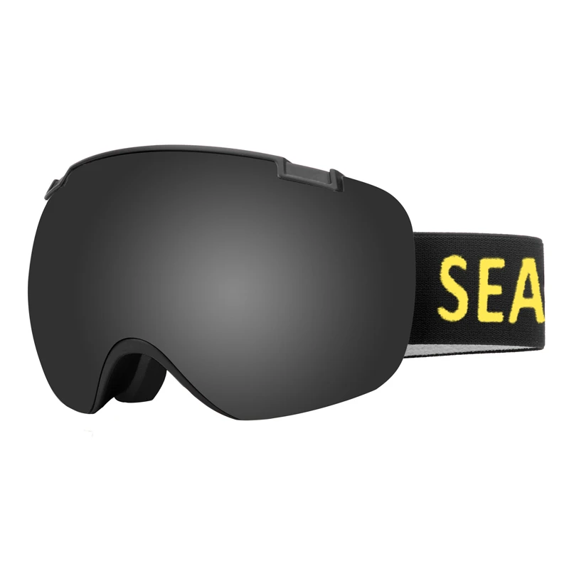 High quality Double PC Elastic Strap custom goggles Protective  Anti-fog ski goggles