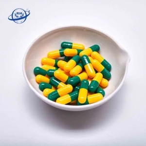 High quality green and yellow gelatin spa and sleeping capsule with all size