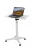 Import High Quality Large Rolling Cart White Computer Office Desk With Height-adjustable Function from China