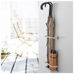 High Quality Metal Indoor White Magnetic Umbrella Stands Holder Rack for Hanging Objects
